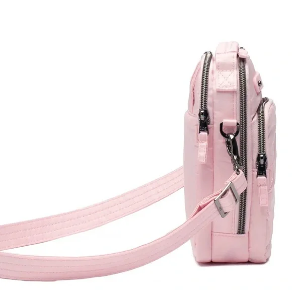 Lug Skeeter Mini Bridge Convertible Crossbody Bubble Pink - Picture 4 of 5